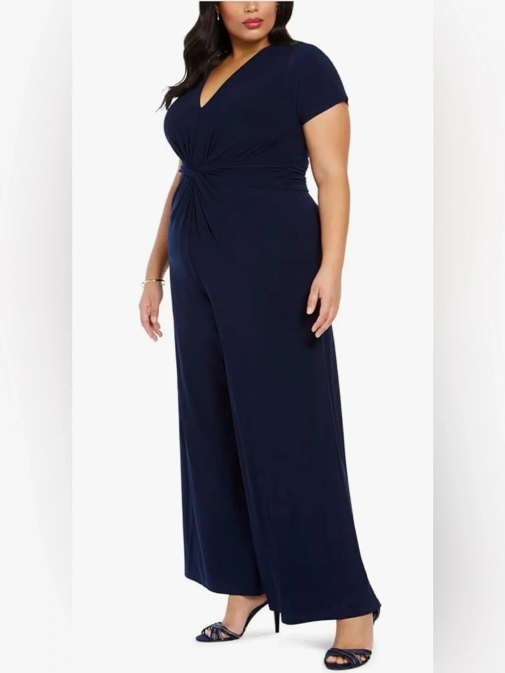 Vince Camuto Jumpsuit Navy Blue PLUS 3X NWT